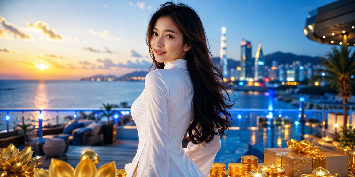 Phụ nữ mặc áo dài tại Ninh Bình kiểm tra thông tin nạp tiền và ưu đãi trên điện thoại